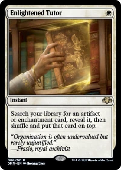 Enlightened Tutor Dominaria Remastered Magic card