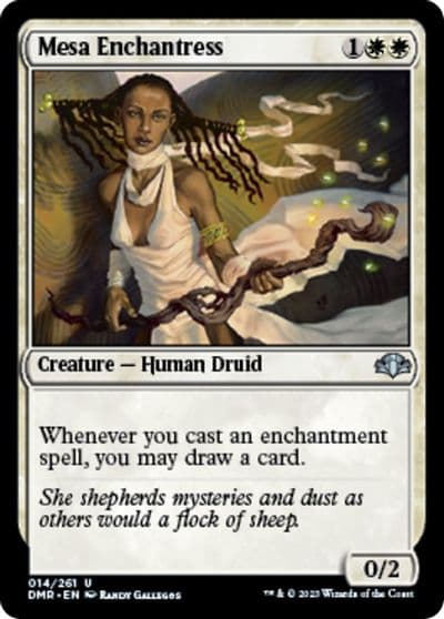 Mesa Enchantress Dominaria Remastered Magic card