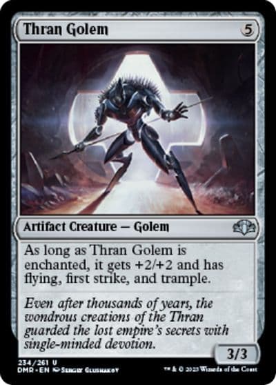 Thran Golem Dominaria Remastered Magic card