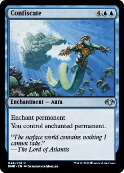 Confiscate Dominaria Remastered Magic card
