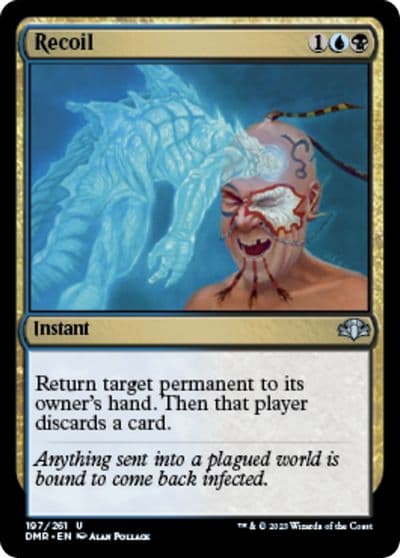 Recoil Dominaria Remastered Magic card