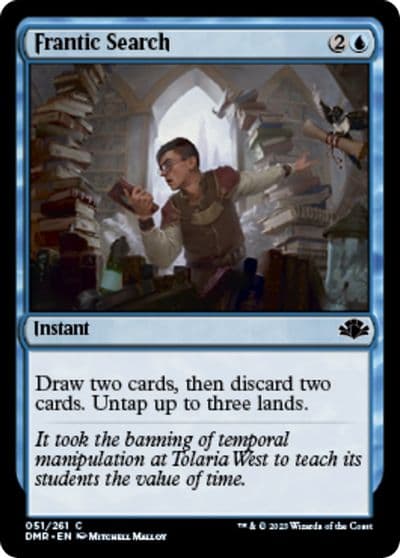 Frantic Search Dominaria Remastered Magic card