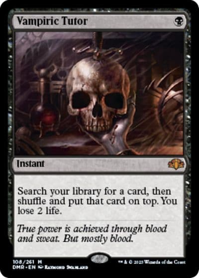 Vampiric Tutor Dominaria Remastered Magic card