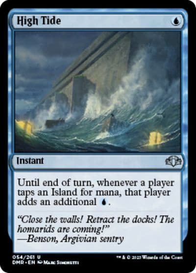 High Tide Dominaria Remastered Magic card