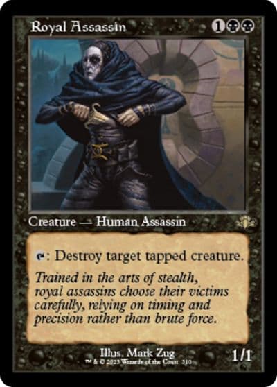 Royal Assassin Retro Frame Dominaria Remastered Magic card