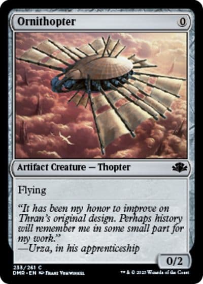 Ornithopter Dominaria Remastered Magic card