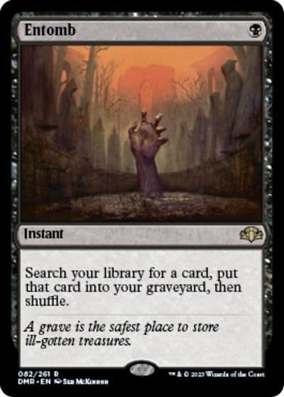 Entomb Dominaria Remastered Magic card