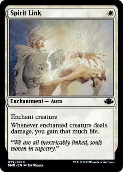 Spirit Link Dominaria Remastered Magic card