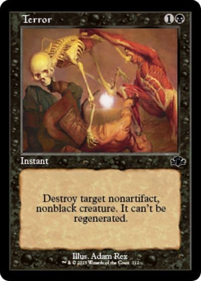 Terror Retro Frame Dominaria Remastered Magic card