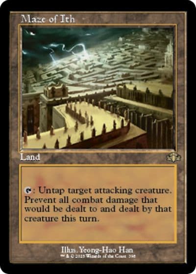 Maze of Ith Retro Frame Dominaria Remastered Magic card