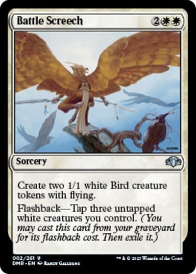 Battle Screech Dominaria Remastered Magic card
