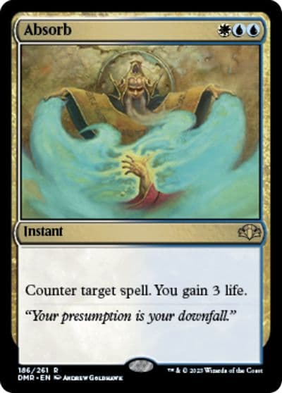 Absorb Dominaria Remastered Magic card