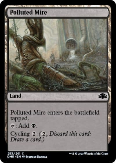 Polluted Mire Dominaria Remastered Magic card