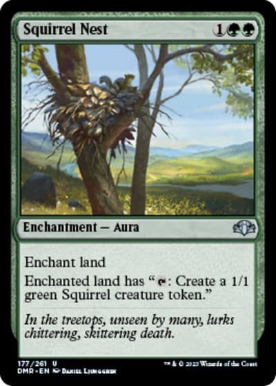 Squirrel Nest Dominaria Remastered Magic card