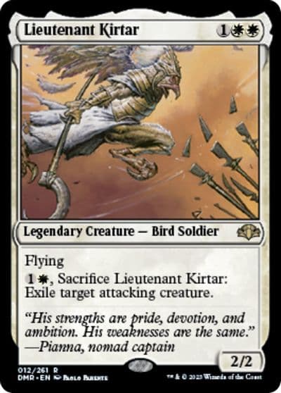 Lieutenant Kirtar Dominaria Remastered Magic card