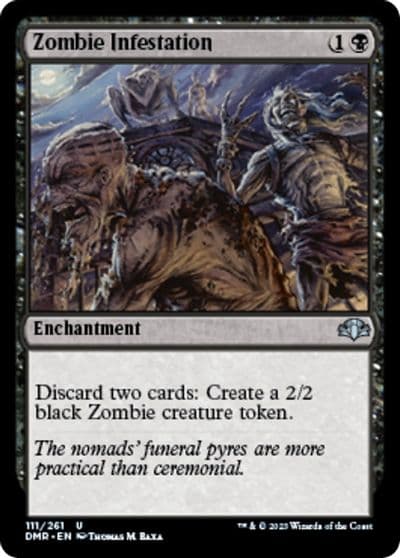 Zombie Infestation Dominaria Remastered Magic card