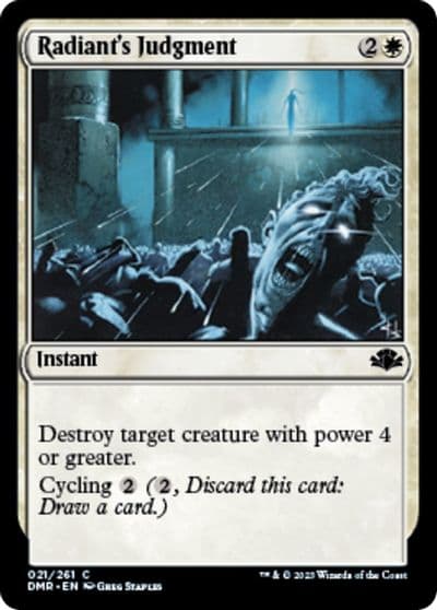 Radiants Judgment Dominaria Remastered Magic card
