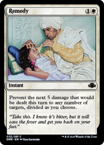 Remedy Dominaria Remastered Magic card