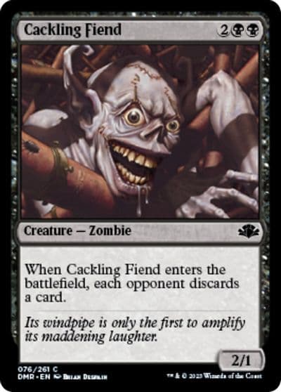 Cackling Fiend Dominaria Remastered Magic card