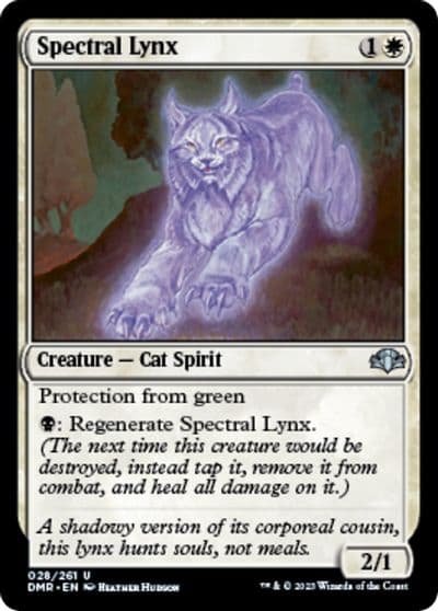 Spectral Lynx Dominaria Remastered Magic card