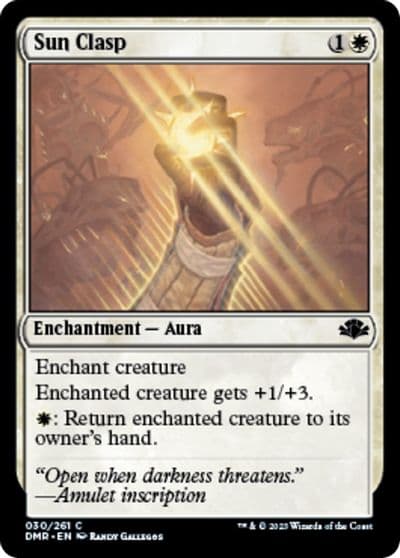 Sun Clasp Dominaria Remastered Magic card