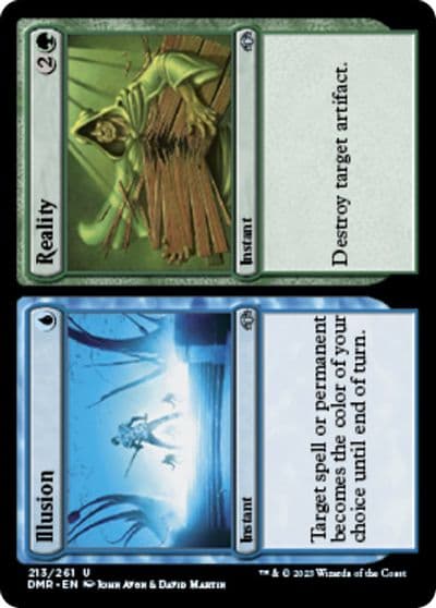 Illusion Reality Dominaria Remastered Magic card