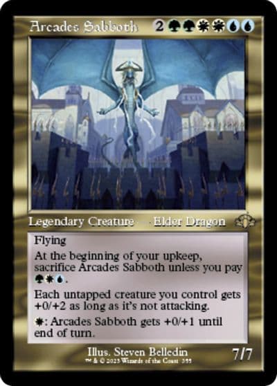Arcades Sabboth Retro Frame Dominaria Remastered Magic card