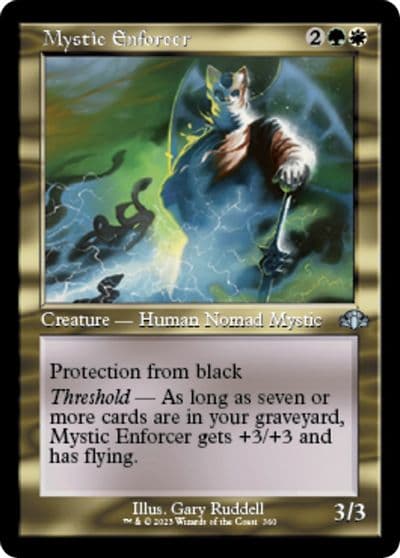 Mystic Enforcer Retro Frame Dominaria Remastered Magic card