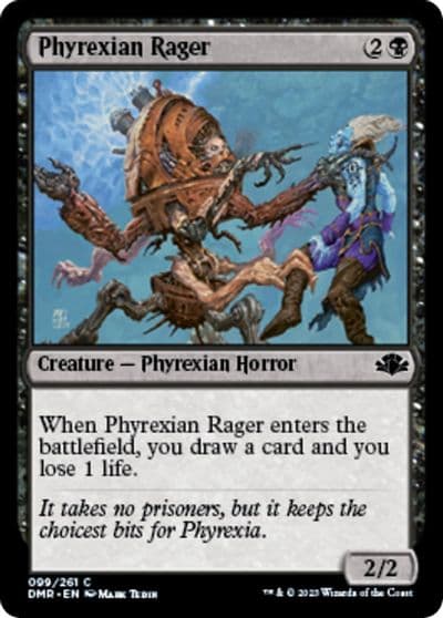 Phyrexian Rager Dominaria Remastered Magic card