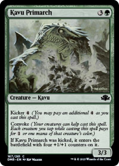 Kavu Primarch Dominaria Remastered Magic card