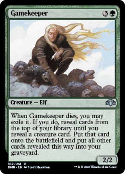 Gamekeeper Dominaria Remastered Magic card