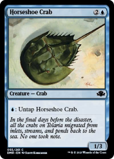 Horseshoe Crab Dominaria Remastered Magic card