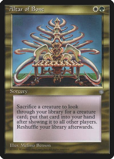 Altar of Bone Ice Age Magic card