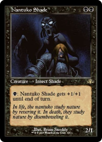 Nantuko Shade Retro Frame Dominaria Remastered Magic card