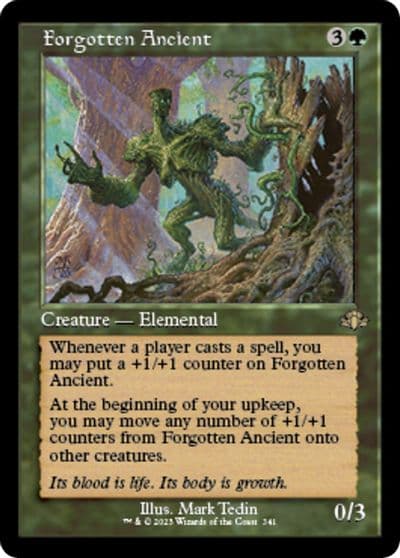 Forgotten Ancient Retro Frame Dominaria Remastered Magic card