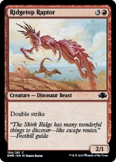 Ridgetop Raptor Dominaria Remastered Magic card
