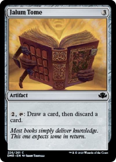 Jalum Tome Dominaria Remastered Magic card