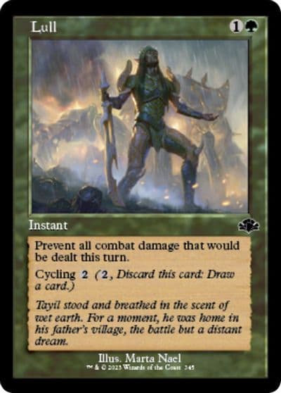 Lull Retro Frame Dominaria Remastered Magic card