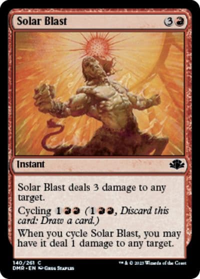Solar Blast Dominaria Remastered Magic card