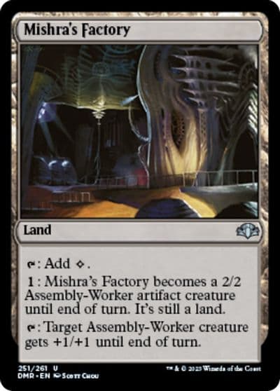 Mishras Factory Dominaria Remastered Magic card