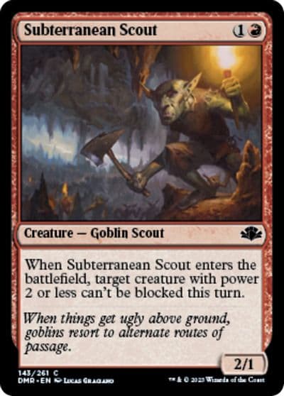 Subterranean Scout Dominaria Remastered Magic card