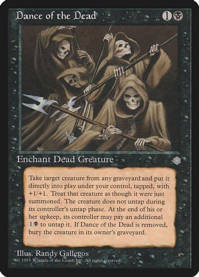 Dance of the Dead Ice Age Magic card