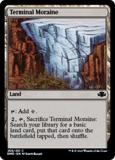 Terminal Moraine Dominaria Remastered Magic card