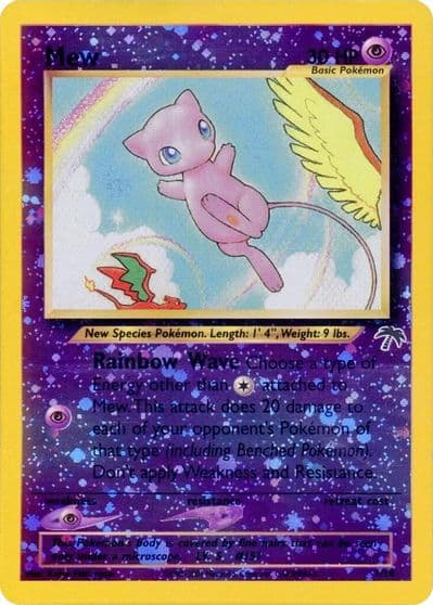 Mew Southern Islands Pokemon card