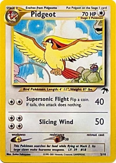 Pidgeot Southern Islands Pokemon card