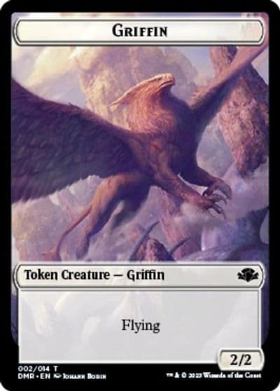 Griffin Token Dominaria Remastered Magic card