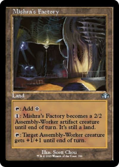 Mishras Factory Retro Frame Dominaria Remastered Magic card