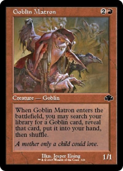 Goblin Matron Retro Frame Dominaria Remastered Magic card