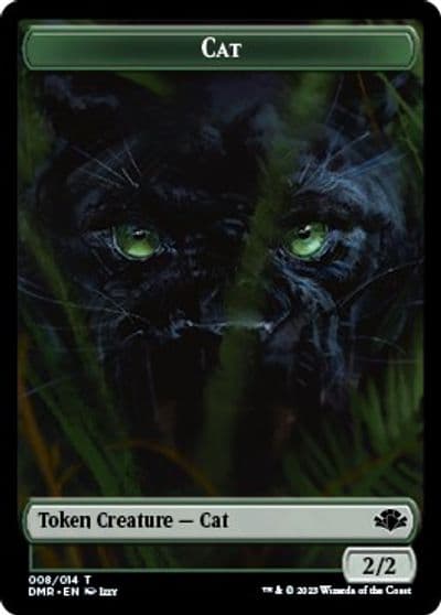 Cat Token 008 Dominaria Remastered Magic card