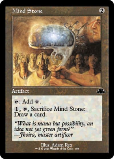 Mind Stone Retro Frame Dominaria Remastered Magic card